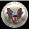 Image 2 : 2000 AMERICAN SILVER EAGLE COLORIZED