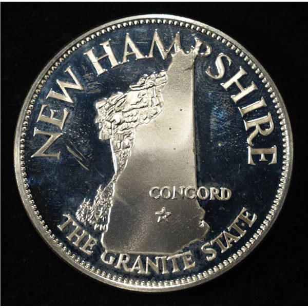 NEW HAMPSHIRE 1 OZ 92.5 % SILVER ROUND