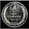 Image 2 : NEW HAMPSHIRE 1 OZ 92.5 % SILVER ROUND