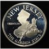 Image 1 : NEW JERSEY 1 OZ 92.5 % SILVER ROUND