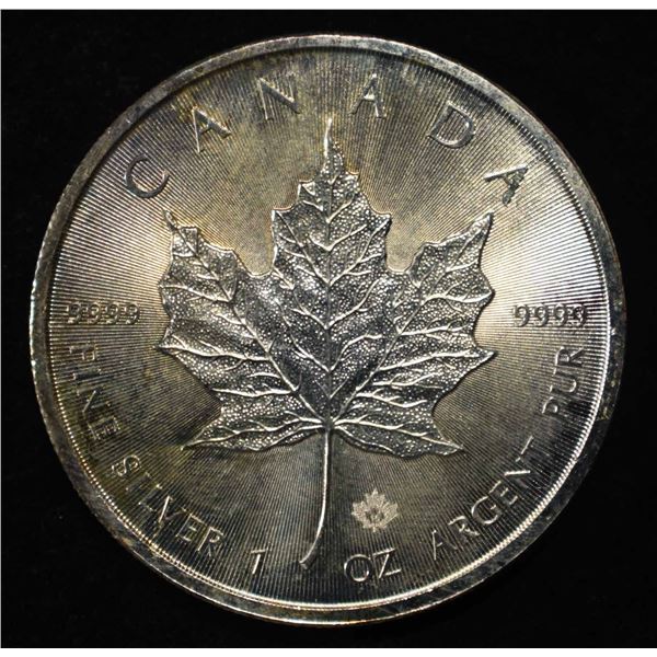 2015 MAPLE LEAF 1 OZ .999 SILVER ROUND