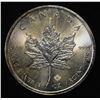 Image 1 : 2015 MAPLE LEAF 1 OZ .999 SILVER ROUND