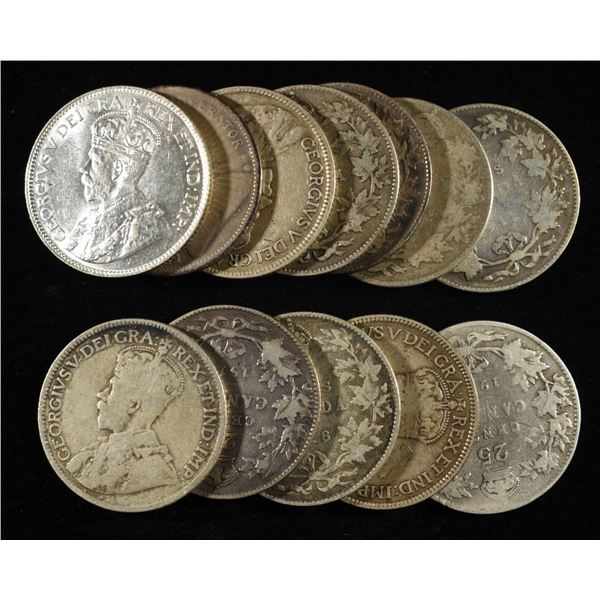 $3 STERLING SILVER CANADIAN QUARTERS