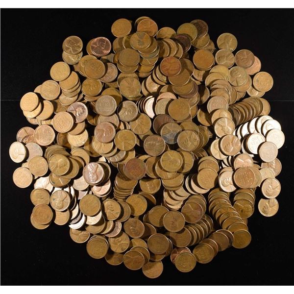 (500) WHEAT CENTS: MIXED DATES