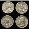 Image 2 : (20) 90% SILVER WASHINGTON QUARTERS