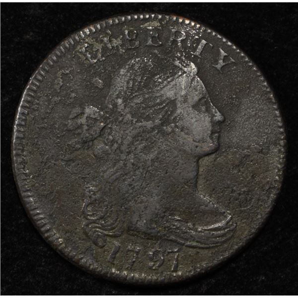 1797 DRAPED BUST LARGE CENT XF