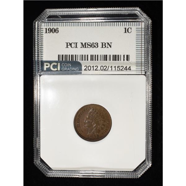 1906 INDIAN CENT PCI CH BU BN