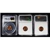 Image 2 : (3) GRADED LINCOLN CENTS MS66RD
