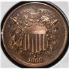 Image 1 : 1865 2-CENT PIECES CH BU