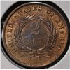 Image 2 : 1866 2-CENT PIECES CH BU
