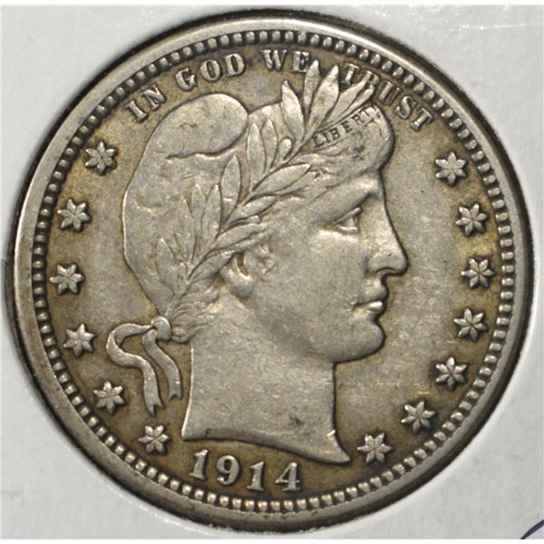 1914 BARBER QUARTER AU