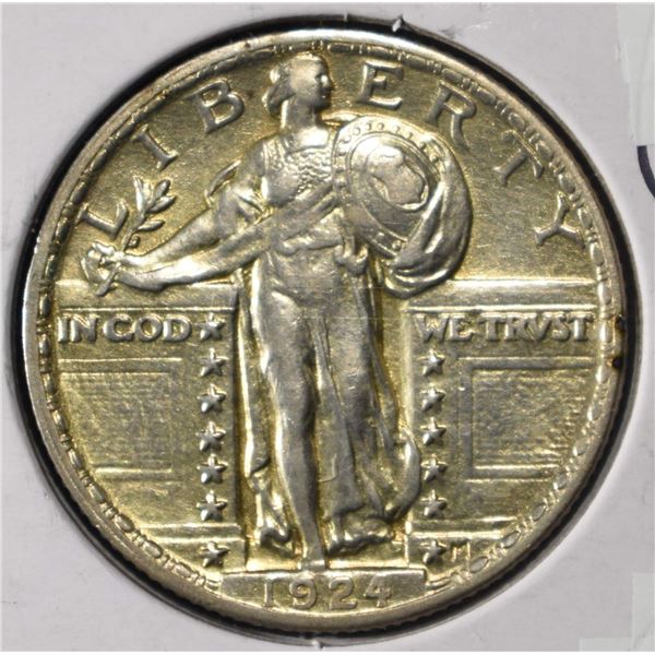 1924 STANDING LIBERTY QUARTER BU