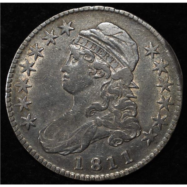 1811 CAPPED BUST HALF DOLLAR XF