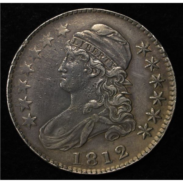 1812 CAPPED BUST HALF DOLLAR XF