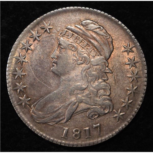 1817 CAPPED BUST HALF DOLLAR AU
