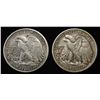 Image 2 : 1917 & 1939-S WALKING LIBERTY HALF DOLLAR XF