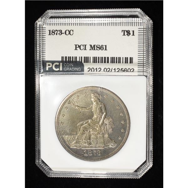 1873-CC TRADE DOLLAR PCI BU