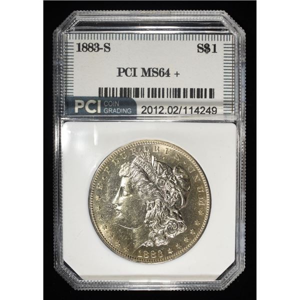 1883-S MORGAN DOLLAR PCI CH/GEM BU