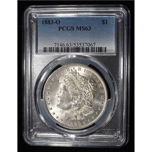 1883-O MORGAN DOLLAR PCGS MS-63