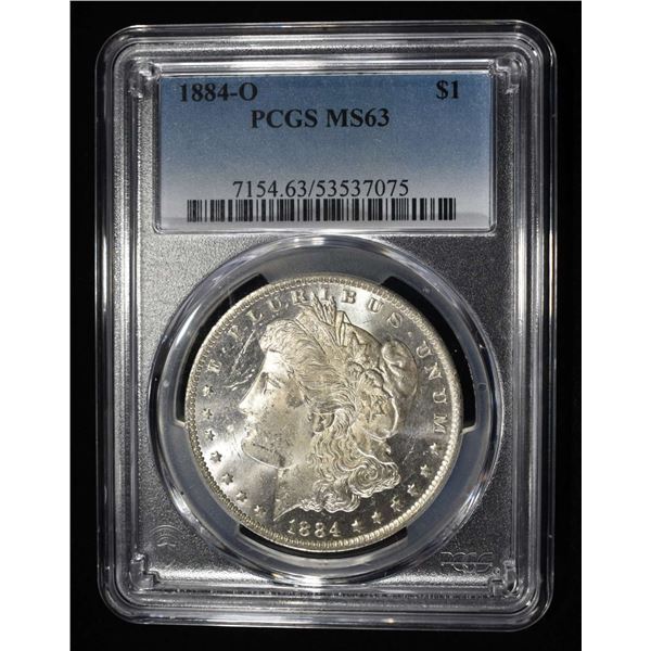 1884-O MORGAN DOLLAR PCGS MS-63