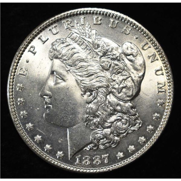 1887 MORGAN DOLLAR CH BU