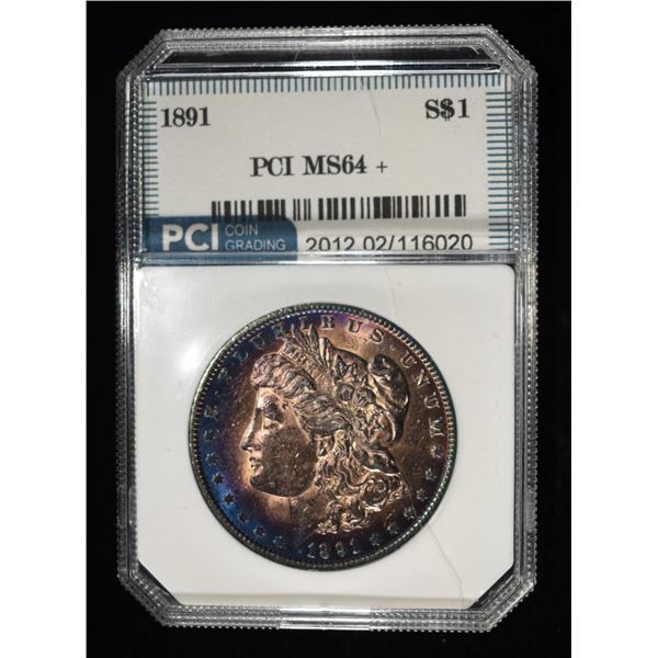 1891 MORGAN DOLLAR PCI CH/GEM BU
