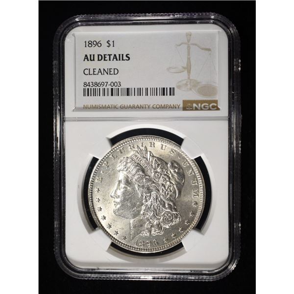 1896 MORGAN DOLLAR NGC AU DETAILS