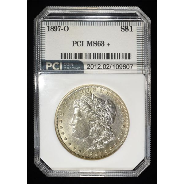 1897-O MORGAN DOLLAR PCI CH BU
