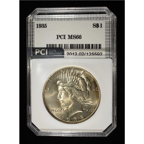 1935 PEACE DOLLAR PCI SUPERB GEM BU