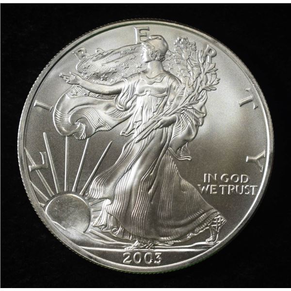 2003 AMERICAN SILVER EAGLE
