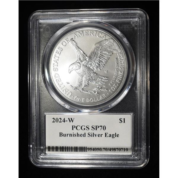 2024-W AMERICAN SILVER EAGLE PCGS SP70