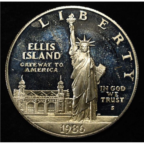 1986-S DOLLAR COMMEM STATUE OF LIBERTY