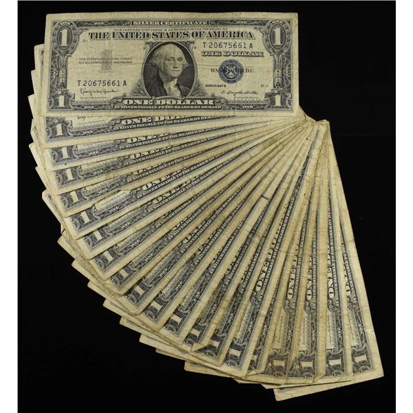 (20) $1 SILVER CERTIFICATED