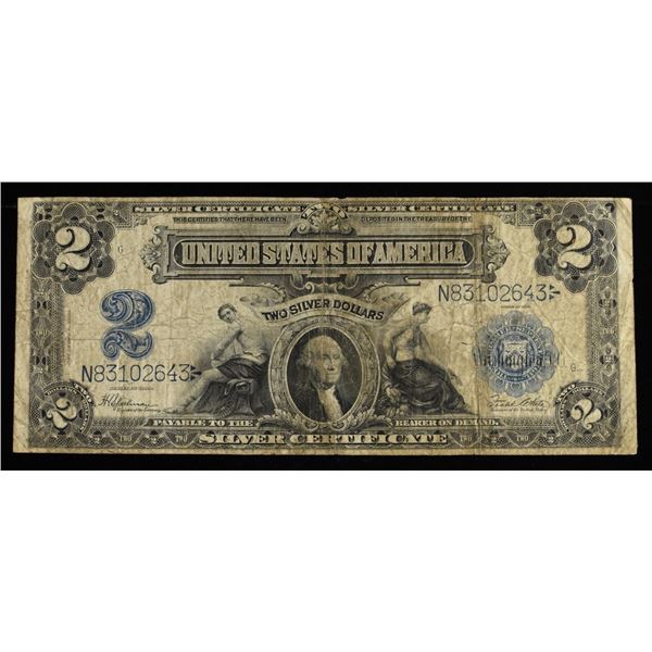 1899 $2 SILVER CERTIFICATE NOTE