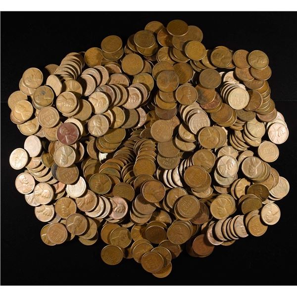 (500) WHEAT CENTS: MIXED DATES