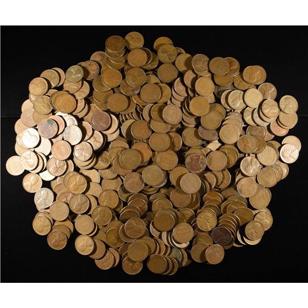 (500) 40'S & 50'S WHEAT CENTS