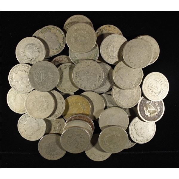 52 LIBERTY NICKELS G4 & BETTER