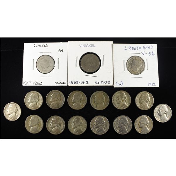 NICKEL COLLECTORS LOT