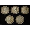 Image 1 : (5) 92.5% STERLING FOREIGN COINS