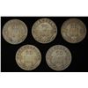 Image 2 : (5) 92.5% STERLING FOREIGN COINS