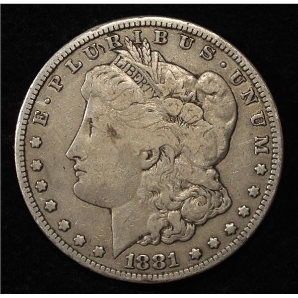 1881-S MORGAN DOLLAR