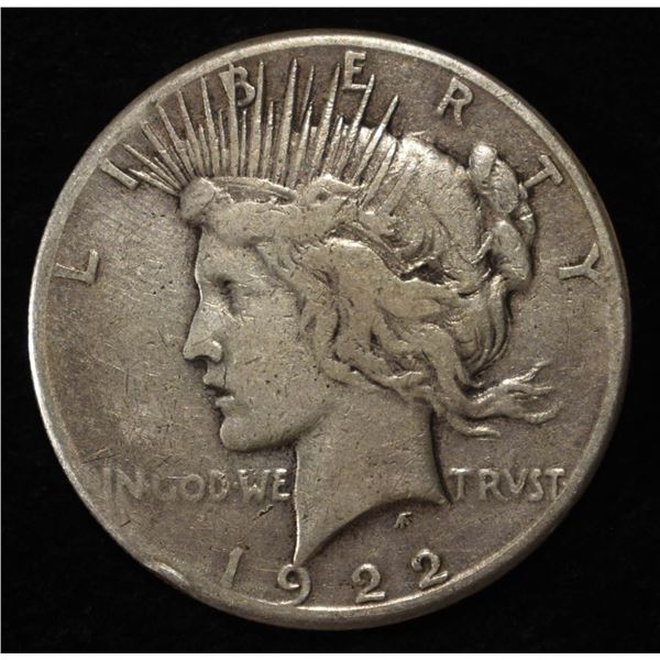 1922-S PEACE DOLLAR
