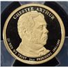 Image 2 : 2012-S $1 CHESTER ARTHUR ANACS PR70 DCAM