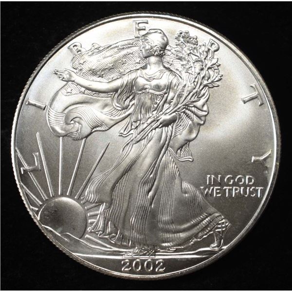 2002 AMERICAN SILVER EAGLE