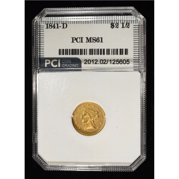 1841-D $2.5 LIBERTY GOLD PCI BU