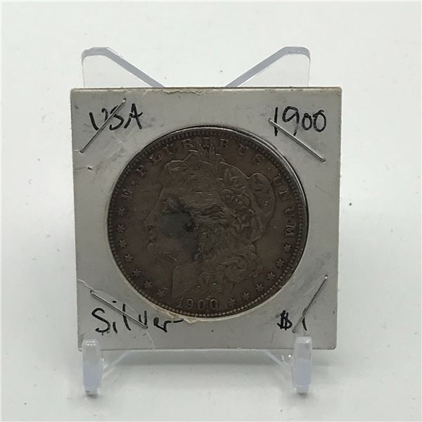 USA MORGAN SILVER DOLLAR - MINTED 1900