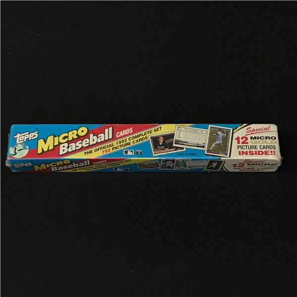 1992 TOPPS MICRO BASEBALL SEALED BOX SET