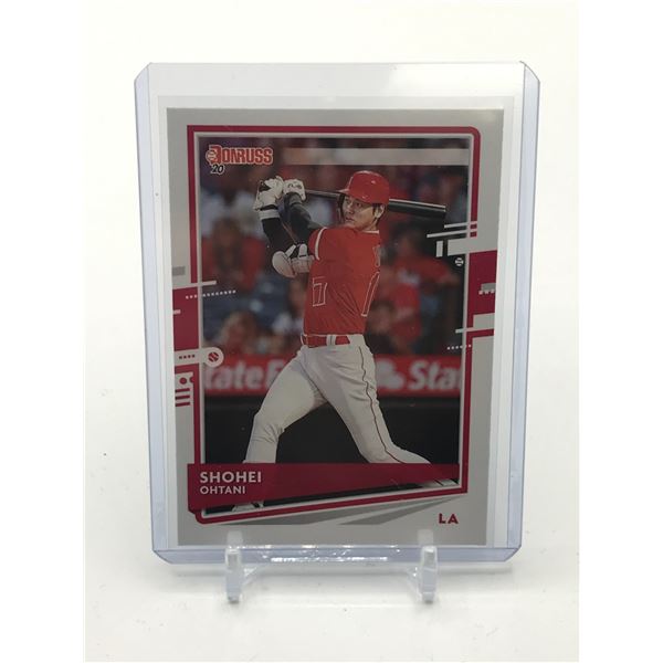 2020 PANINI DONRUSS BASEBALL SHOHEI OHTANI TRADING CARD