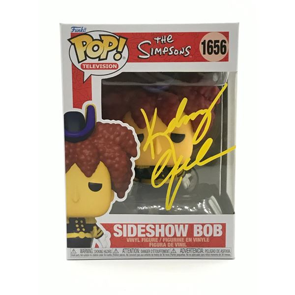 KELSEY GRAMMER SIGNED SIDESHOW BOB SIMPSONS FUNKO POP - KB COA