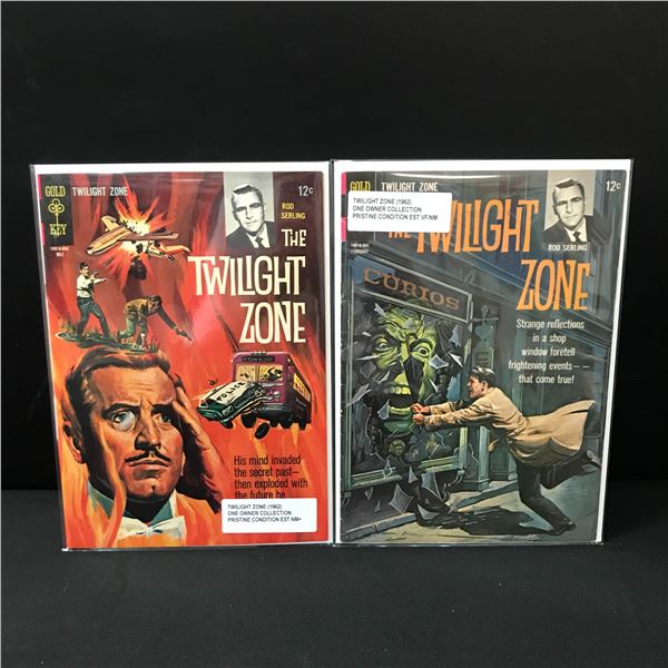 LOT OF 2 TWILIGHT COMICS (1962) FROM A ONE OWNER COLLECTION - GOLD KEY COMICS